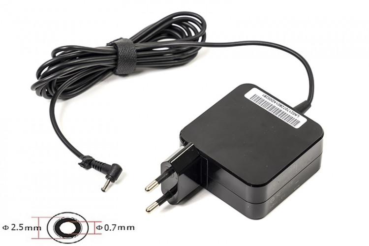 Блок питания для ноутбуков PowerPlant ASUS 220V, 19V 40W 2.1A (2.5*0.7) wall mount