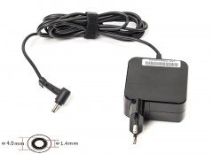 Блок питания для ноутбуков PowerPlant ASUS 220V, 19V 45W 2.37A (4.0*1.4) wall mount