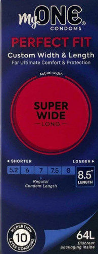Презервативи My ONE Super Wide & Long 10 шт