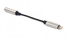 Аудио-переходник PowerPlant Lightning - Jack 3.5 мм, 0.1 м
