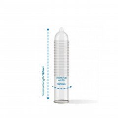 Презервативи Pasante Ribbed Ребристі 3 шт