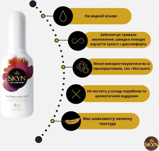 Лубрикант Skyn Natural Chemistry Гіалуронова кислота 80 мл