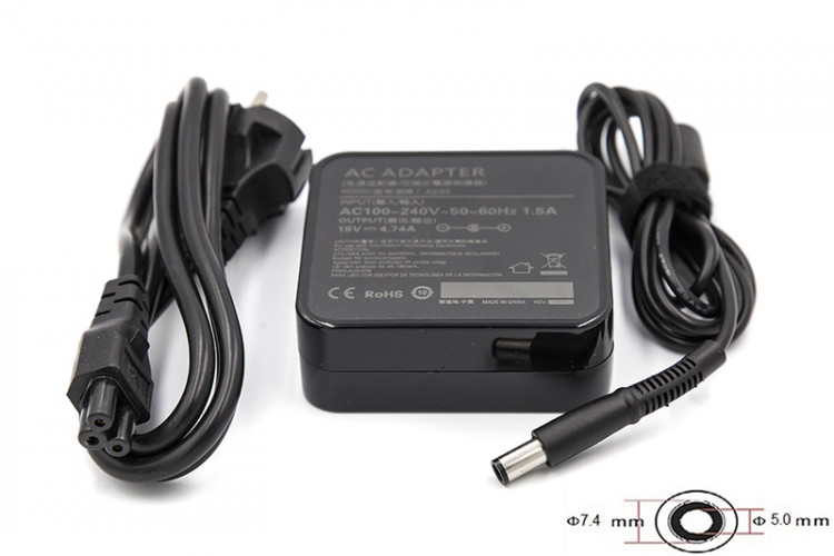 Блок питания для ноутбуков PowerPlant HP 220V, 19V 90W 4.74A (7.4*5.0) wall mount