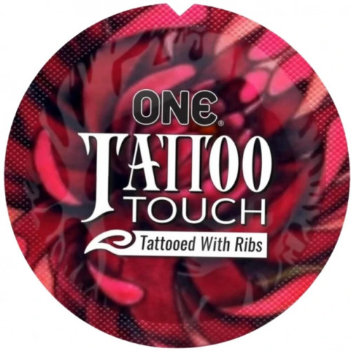 Презервативи One Tattoo Touch з текстурним малюнком 3 шт
