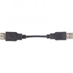 Кабель PowerPlant USB 2.0 AF – AM, 0.1м