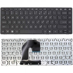 Клавиатура для ноутбука HP Elitebook 8460P, ProBook 6460b черный, черный фрейм